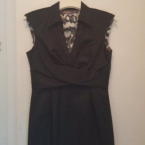 Donna Ricco Crossover Neckline Pencil dress EUC
